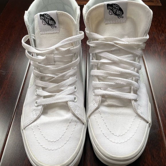 White High Top Vans - Picture 4 of 4